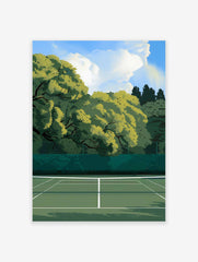Tennis Court Poster