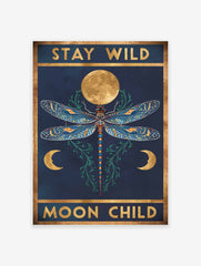 Stay Wild Spiritual Typography Poster