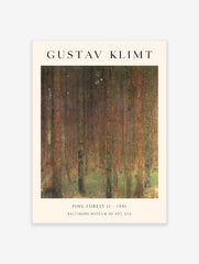 Pine Forest Poster by Gustav Klimt, Gustav Klimt Print