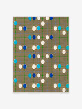 Vintage Japanese Woodblock Textile Poster, Japanese Woodblock Print