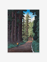 Road to Nikko Poster by Kawase Hasui, Kawase Hasui Print