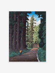 Road to Nikko Poster by Kawase Hasui, Kawase Hasui Print
