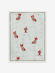 Seamless Goldfish Poster by Watanabe Seitei, Watanabe Seitei Print