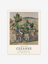 Hillside in Provence Poster by Paul Cezanne, Paul Cezanne Print