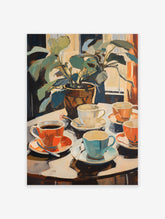 Coffee Illustration Poster, Coffee Print