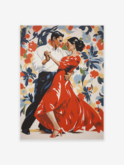 Latin Dance Poster, Dance Print