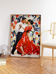 Latin Dance Poster, Dance Print