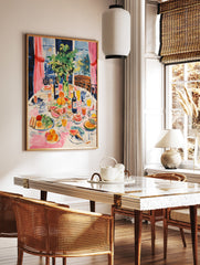 Food Table Poster, Food Print