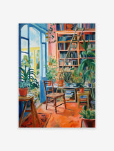 Library Poster, Reading Print