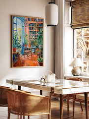 Library Poster, Reading Print