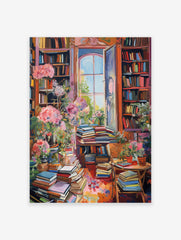 Library Poster, Reading Print