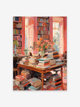 Library Poster, Reading Print