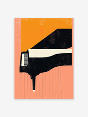 Piano Poster, Music Print