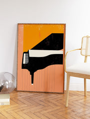 Piano Poster, Music Print