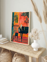 Piano Poster, Music Print