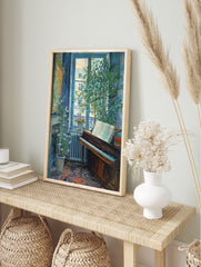 Piano Music Poster, Music Print