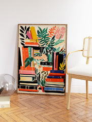 Library Poster, Reading Print