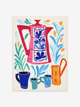 Coffee Art Poster, Coffee Print