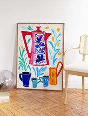 Coffee Art Poster, Coffee Print