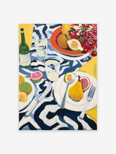 Food Table Poster, Food Print