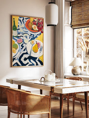 Food Table Poster, Food Print