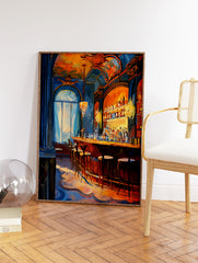 Cocktail Bar Art Poster, Cocktail Bar Print