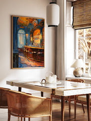 Cocktail Bar Art Poster, Cocktail Bar Print