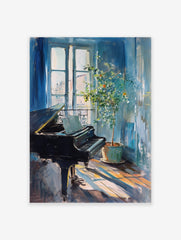 Piano Poster, Music Print
