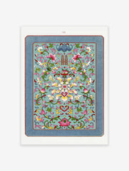 Chinese Poster, Chinese Florals Print