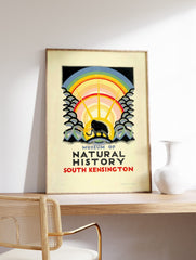 Museum of Natural History Poster, Museum Print