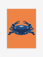 Crab Poster, Animal Print