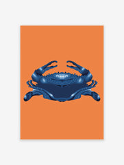 Crab Poster, Animal Print