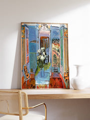 Interior with Open Window Poster by Raoul Dufy, Raoul Dufy Print
