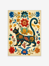 Mexican Cat Poster, Mexican Print