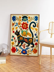 Mexican Cat Poster, Mexican Print