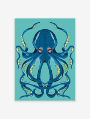 Octopus Poster, Octopus Print