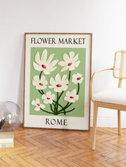 Flower Market Poster, Floral Print