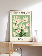 Flower Market Poster, Floral Print