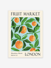 Orange Fruit Poster, Fruit Print