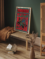 Horse Art Poster, Egyptian Print