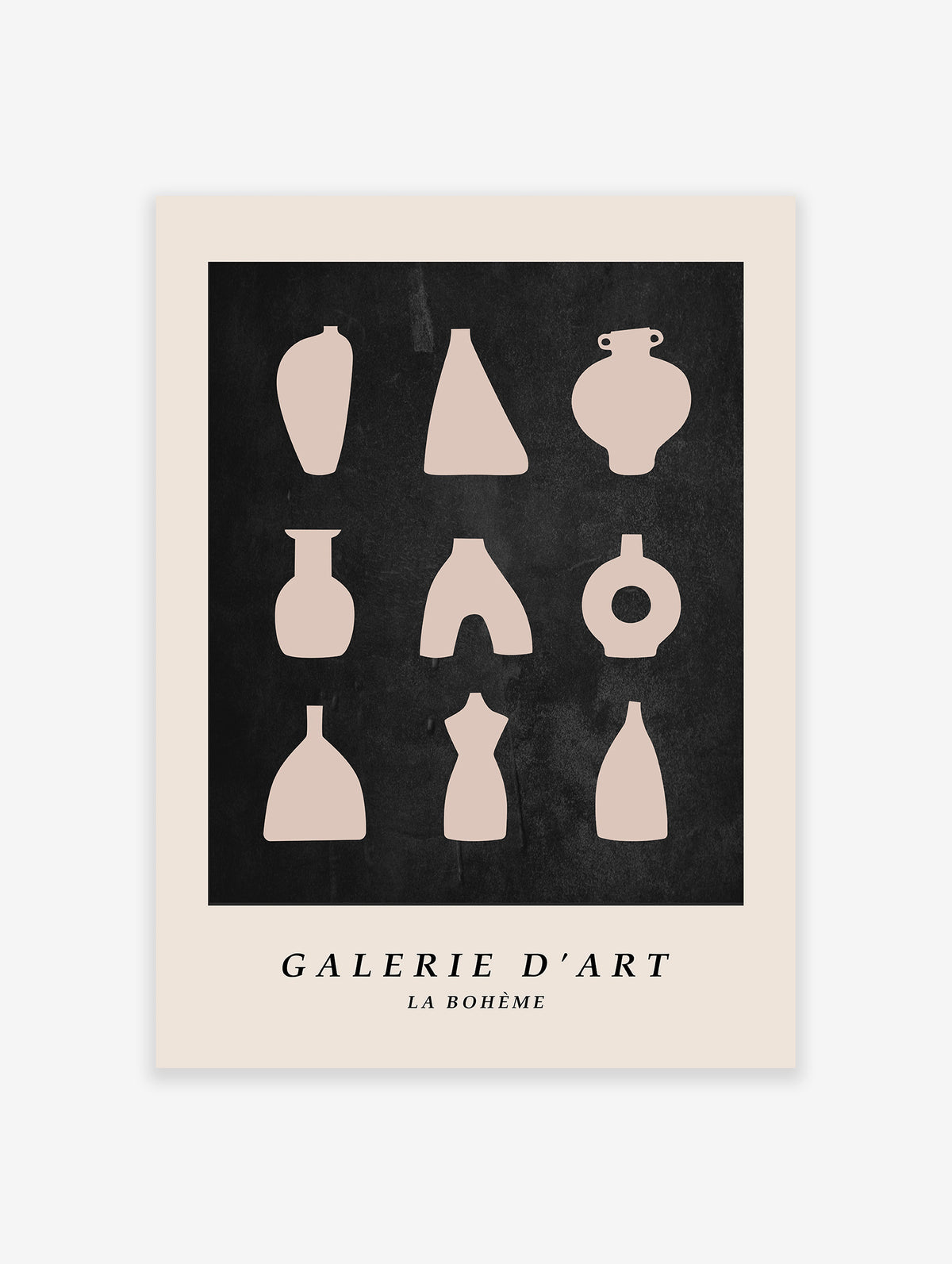 Flower Vase Poster, Vase Print