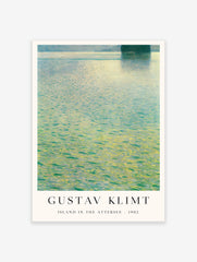 Island In The Attersee Poster by Gustav Klimt, Gustav Klimt Print