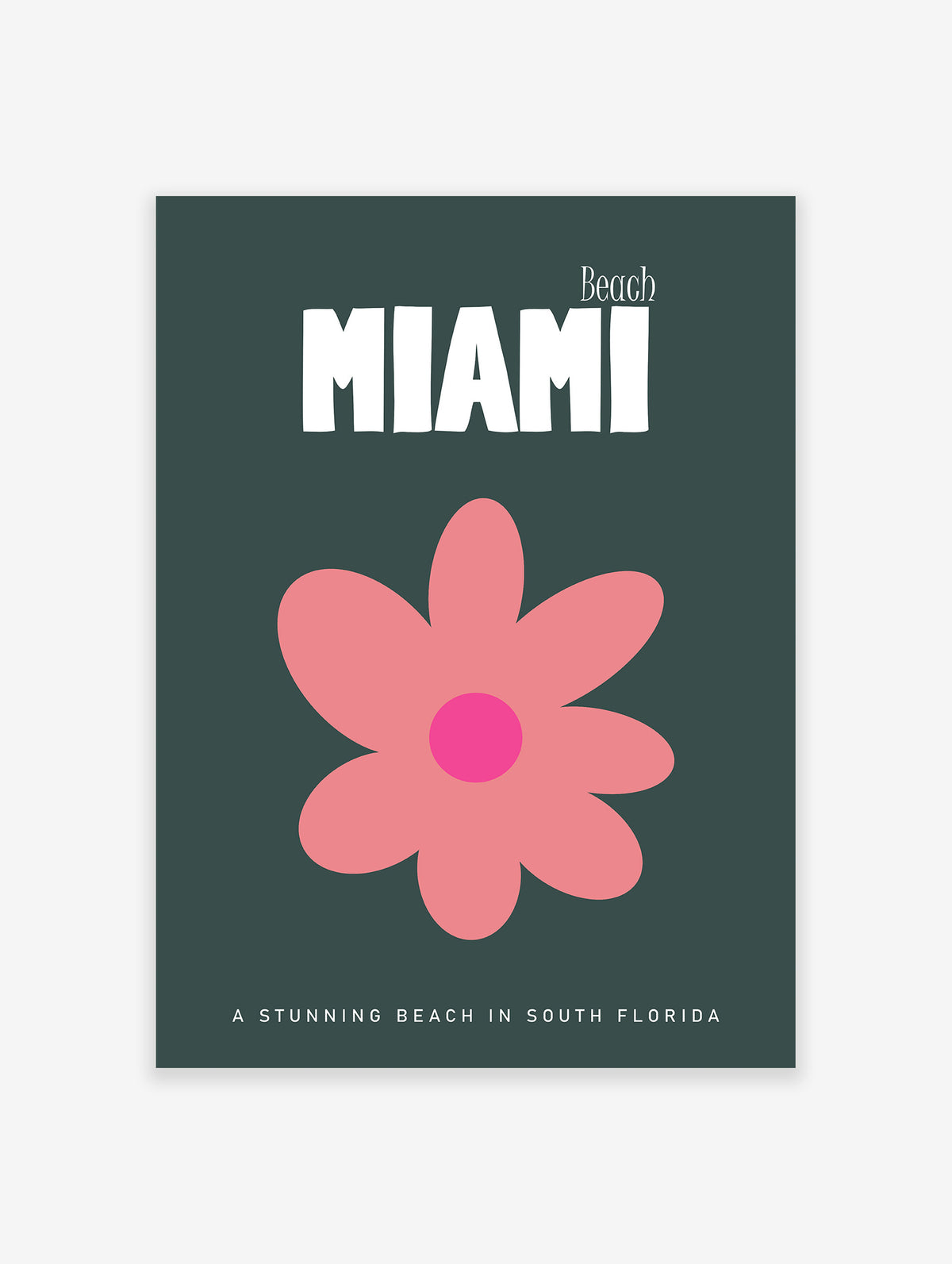 Miami Beach Poster, Miami Travel Print