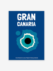 Gran Canaria Island Poster, Spain Travel Print