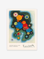 Deepened Impulse Poster by Wassily Kandinsky, Wassily Kandinsky Print