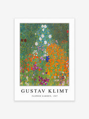 Flower Garden Poster by Gustav Klimt, Gustav Klimt Print