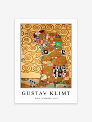 Fulfillment 1910 Poster by Gustav Klimt, Gustav Klimt Print