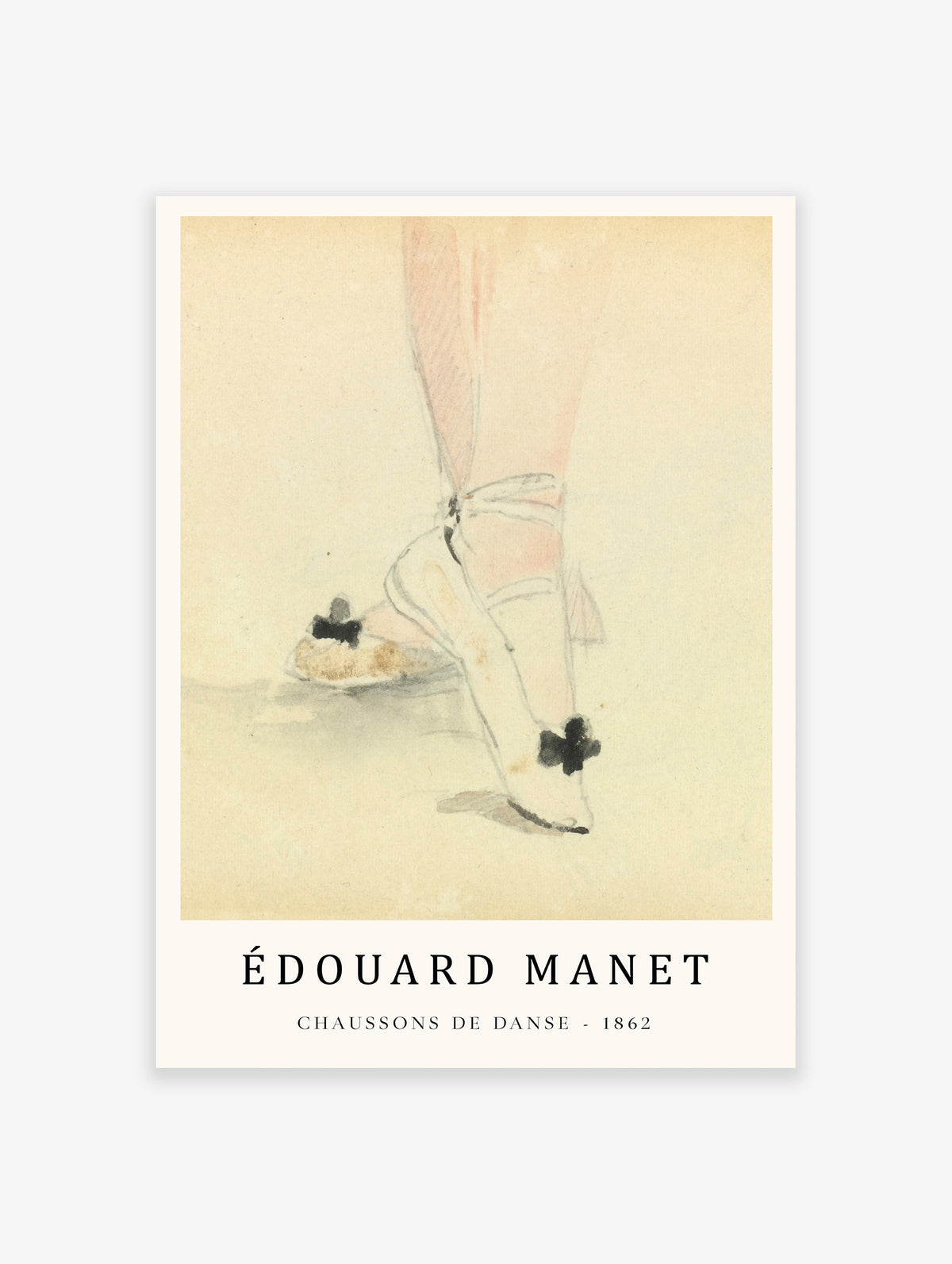 Chaussons De Danse Poster by Édouard Manet, Édouard Manet Ballet Print