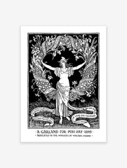 A Garland for May Day Poster by Walter Crane, Walter Crane Print