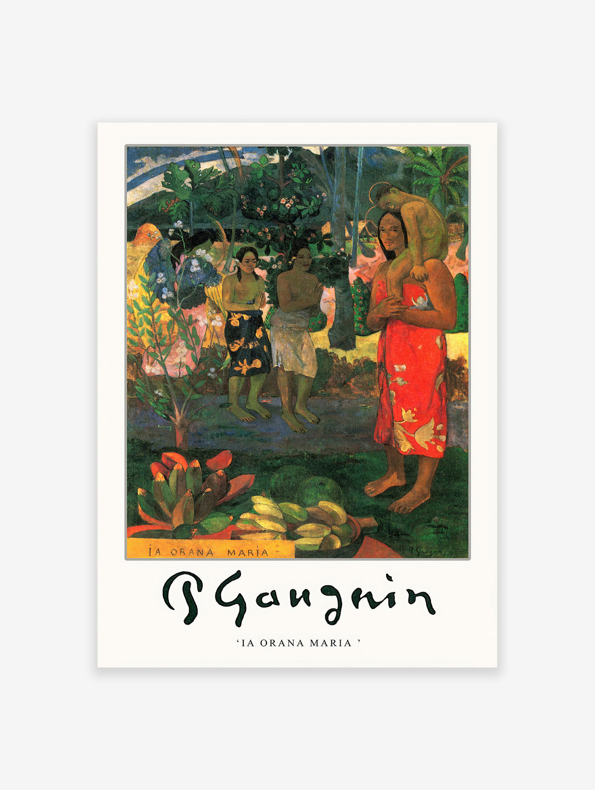 Ia Orana Maria Poster by Paul Gauguin, Paul Gauguin Print